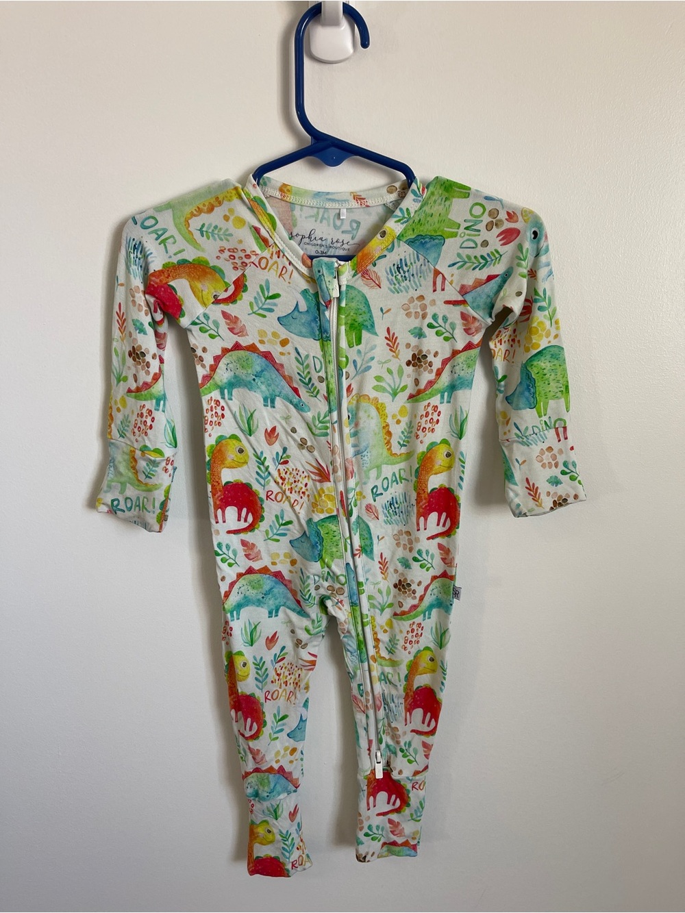 Sophia‎ Rose Dinosaur Convertible Sleeper 0-3M